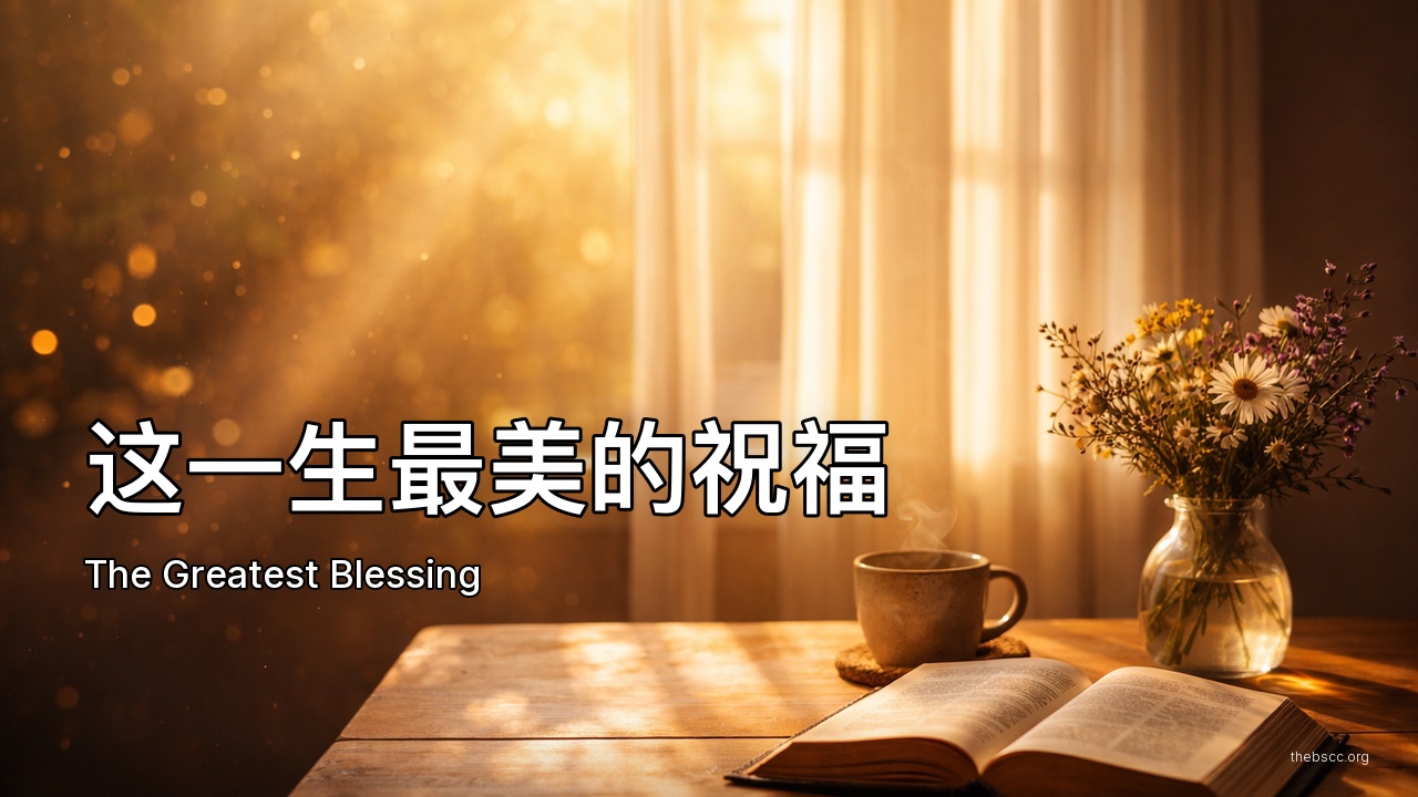 这一生最美的祝福 (The Greatest Blessing) — 诗歌视频